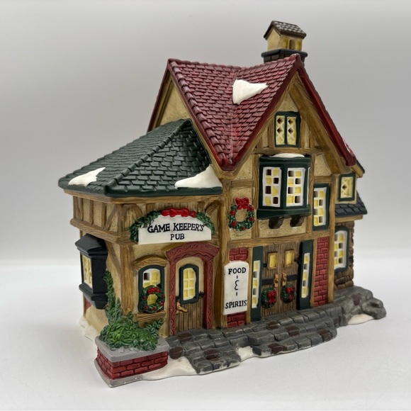 Game Keepers Pub Dickens Collectibles Victorian Series 1998 Vintage Porcelain - Picture 2 of 12